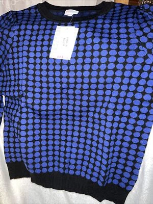 Suéter LuLaRoe Piper Negro Azul Lunares XL 18/20 16/18 Extra Grande Largo Nuevo Foto 1 de 4