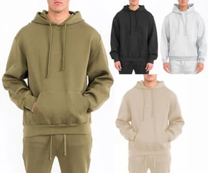 Sudadera con capucha para hombre Tech polar cepillada mezcla de algodón premium - Imagen 1 de 19