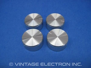 NEU Ersatz DYNACO Knöpfe Set - SILBER bearbeitet Aluminium ST-400 AMP ohne Meter - Bild 1 von 8