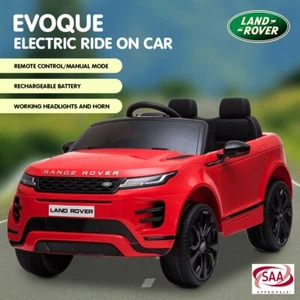 Land Rover Licensed Kids Electric Ride On Car Remote Control - Red - Picture 1 of 11