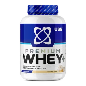 USN Premium Whey+ 2kg - protein blend of isolates, concentrates & 4.8g of BCAA's