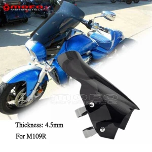 Dark Black Sport Windshield For Suzuki Boulevard M109R Boss M90 M109RZ 2006-2020 - Picture 1 of 10