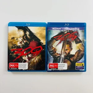 LIKE NEW Blu-Ray lot 300 + 300 Rise of an Empire 2-movie collection Action - Imagen 1 de 6
