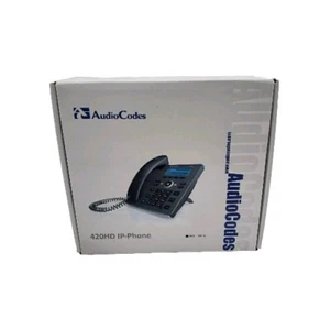 AUDIOCODES 420HDG IP-Phone VoIP Skype Zoom Certified New Open Box - Picture 1 of 14