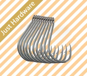 Snapper Fishing Hook 10 pcs 5/0 #5 Chemical Sharpened High Carbon Steel - Picture 1 of 4