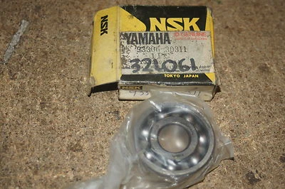 YAMAHA GENUÍNO XJ650 XJ750 XJ900 CAIXA DE CÂMBIO DE ROLAMENTO DE EIXO RH 93306-30311 - Imagem 1 de 2