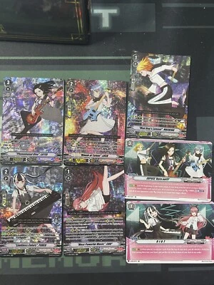 Cardfight Vanguard Bang Dream! FILM LIVE V-TB01/061-67 Raise A Suilen SCR Bundle - Image 1 of 4