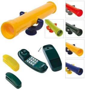 Spielturmzubehör 2in1 SET Teleskop+ Telefon Spielhaus Spielturm - Bild 1 von 7