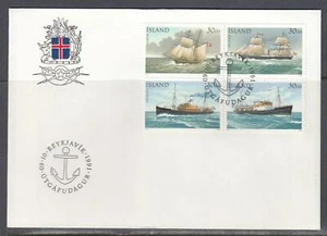 Iceland Scott 745 FDC - Ships - Imagen 1 de 1
