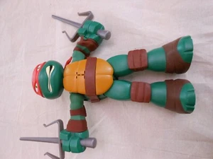 TMNT Teenage Mutant Ninja Turtles Raphael Action Figure 9" 2014 Viacom Green - Picture 1 of 2