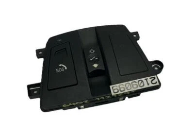 BMW 640I overhead console 2016 sun roof control switch assy black OEM 28252861 - Image 1 of 4