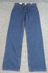 Jeans uomo Red Head 33x34 relaxed fit lavaggio scuro denim blu nuovo con etichetta - Foto 1 di 17