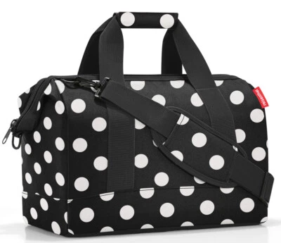reisenthel allrounder M Reisetasche Tasche Sporttasche dots white MS7073 - Bild 1 von 4