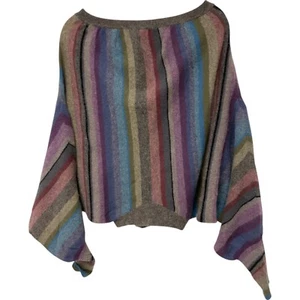 Jeanne Pierre Angora Lambswool Pullover Sweater Damen Small Rainbow Vintage - Bild 1 von 6