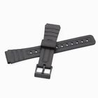 Replacement Strap-W800H Black PU Strap For AE1200 SGW400H 18MM Watch Fittings AU