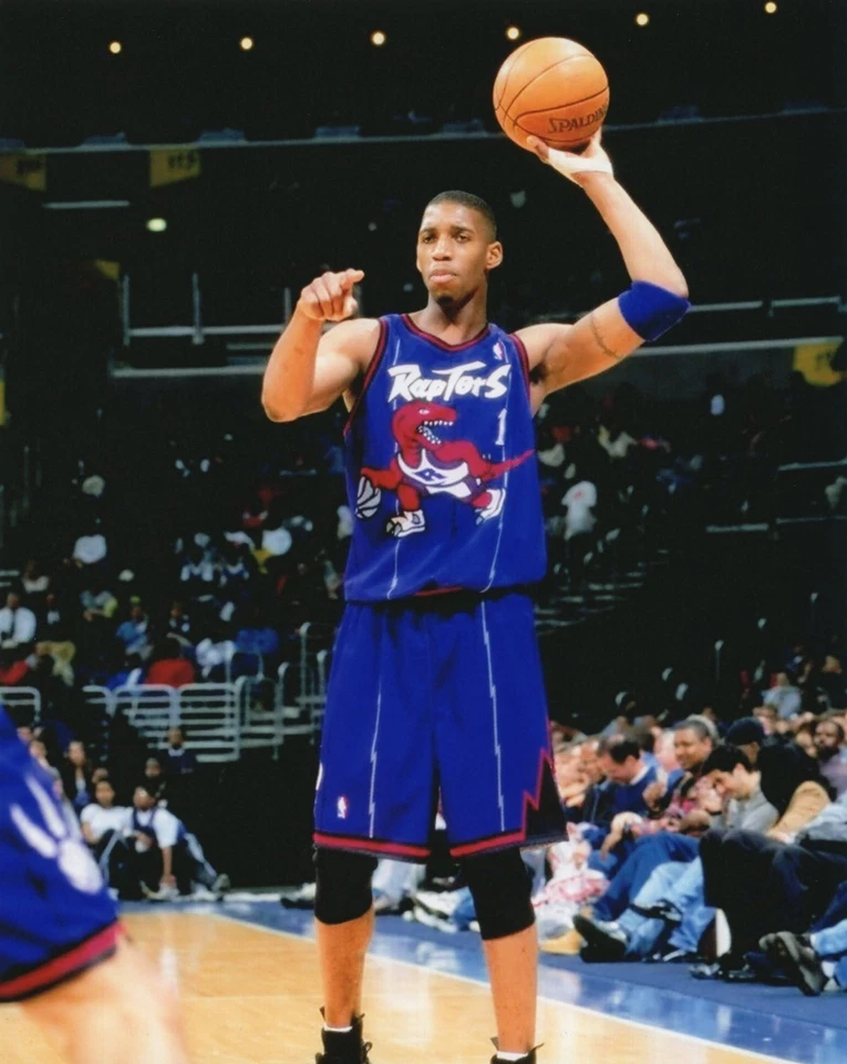 FOTO DE ACCIÓN DEPORTIVA TRACY MCGRADY TORONTO RAPTORS 8X10 (NN-1) Foto 1 de 1