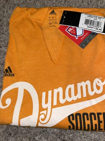 NEW MLS Houston Dynamo Soccer Hoodie Hooded Sweatshirt L Women’s Cover