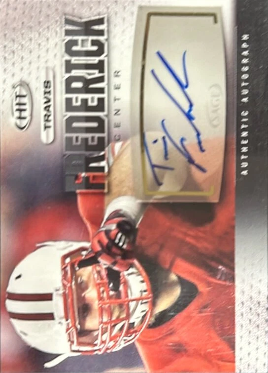 🔥🏈2013 SAGE HIT Autographs#A27 Travis Frederick Autographs Silver - Image 1 of 1