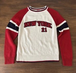Y2K South Pole Boys New York Sweater Size M 10-12 - Picture 1 of 9