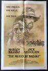Marlon Brando & Jack Nicholson Missouri Breaks Original Movie Poster 3189