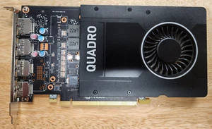 Dell nVidia Quadro P2200 5GB PCI-E x16 DP x4 900-5G420 0100-000 F 2G8WC G-Card - Picture 1 of 4