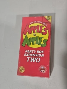 APPLES TO APPLES PARTY BOX EXPANSION TWO Card Game - NEW & SEALED - Picture 1 of 3