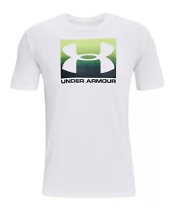 Camiseta Big & Tall Under Armour En Caja Estilo Deportivo 3XL Blanca Verde Extravagante XXXL Suelta - Imagen 1 de 5