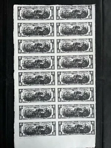 Original vintage silk-screen on paper! hand signed! Andy Warhol: 2$ bill verso - Picture 1 of 9