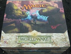 Magic the Gathering MTG WORLDWAKE Factory Sealed Fat Pack - Brand New - Picture 1 of 2