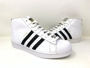 Adidas Pro Model High Retro White Core Black Gold US Size 6 Men’s - Picture 1 of 7