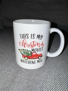 NIB (Hallmark) Christmas Movie Watching Mug - Picture 1 of 4