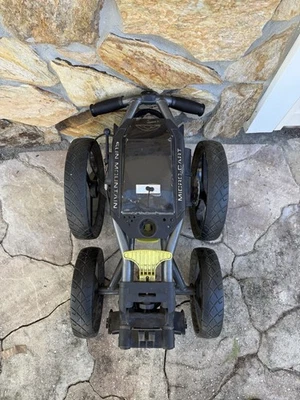 SUN MOUNTAIN MICRO CART 4-Wheel Push/Pull Golf, EXCELLENT! Collapsible Folding - Image 1 of 4
