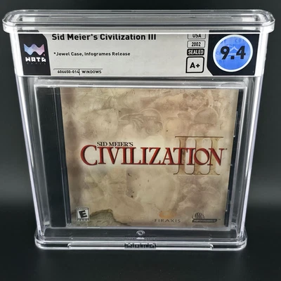 Sid Meier's Civilization III, WATA 9.4 A+/~VGA 90 GOLD - Image 1 of 4