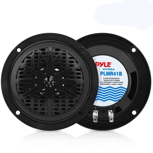 Pyle 4 Inch Dual Marine Speakers - Waterproof and Weather Resistant Outdoor... - Picture 1 of 7