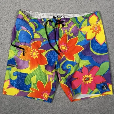 Volcom Boardshorts SIze 36 Fern Mod Vibrant Floral - Image 1 of 4