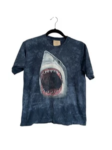 The Mountain Great White Shark Tie dye aquarium tee - Picture 1 of 3