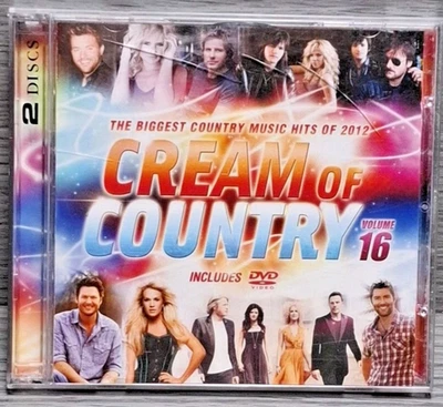CREAM OF COUNTRY MUSIC  VOLUME 16 CD Compact Disc plus DVD - Image 1 of 4