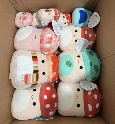 Squishmallows Oficial Kellytoy Food Plush Mushroom Bundle (includes Sakina  ) - Image 1 of 2