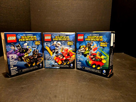 Lego DC Conics Super Heroes 3 New Sets #76061  #76062  #76063  LOT Mighty Micros