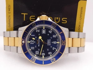 GLYCINE COMBAT SUB 42mm GL0081 BOX&PAPERS AUTOMATIC ACC&ORO 18KT G.F. OROLOGIO - Foto 1 di 17