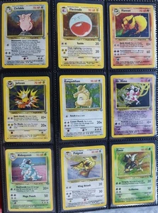 Complete Jungle Set 64/64 Pokemon Cards WOTC TCG 1999 Jolteon Flareon Vaporeon - Picture 1 of 23