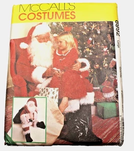 McCall's 8992 Santa Claus Costume Size Large 42-44, Bag & Doll Sewing Pattern - Picture 1 of 2