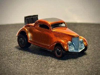 1969 Hot Wheels Redline Classic '36 Ford Coupe - Red w Black Interior - Vintage! - Image 1 of 4