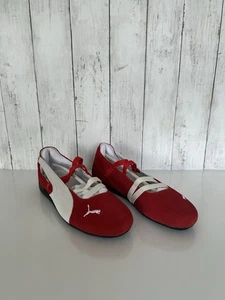 Zapatillas deportivas de ballet Puma Speedcat rojas y blancas para mujer Reino Unido 6 Eur 39 zapatos - Imagen 1 de 17