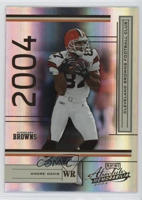 2004 Playoff Absolute Memorabilia /1150 Andra Davis Andre Davis #32 - Image 1 of 2