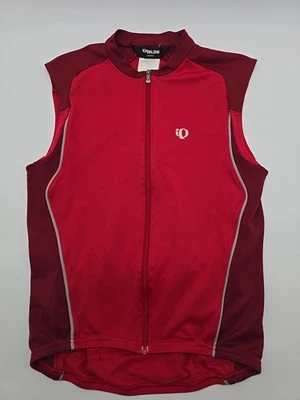 Pearl Izumi Cycling Jersey Womens Medium Red Full Zip.#36682 - Image 1 of 4