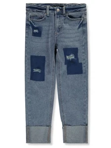Joe's Girls' Relaxed Fit Patch Jeans Color: light wash Size: 10 - Picture 1 of 1
