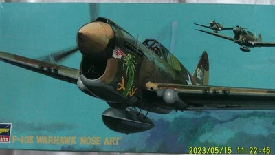 Hasegawa  02561 Curtiss P-40 E Warhawk "NOSE ART" 1:72 MIT RESIN +PHOTO ÄTZTEILE - Bild 1 von 2