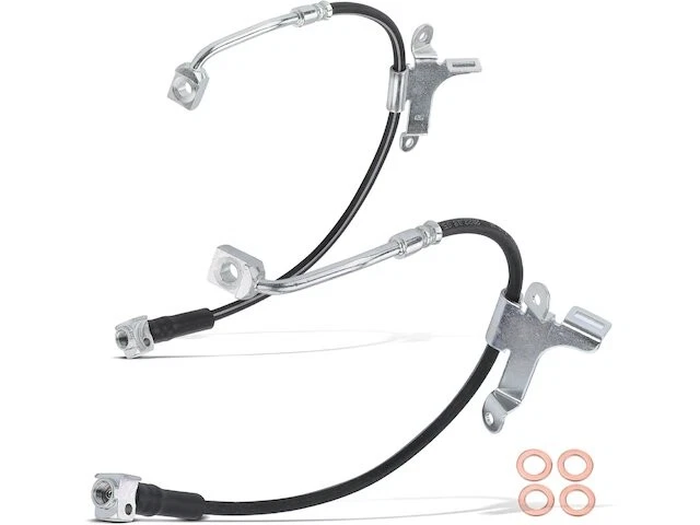 Front Brake Hose Set For 2002-2005 GMC Envoy XL 2003 2004 ZR842TN Foto 1 de 1