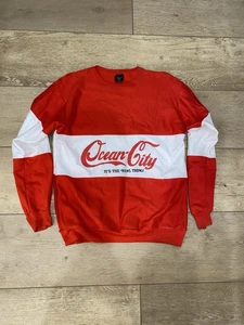 Vintage Ocean City Crewneck Shirt Sweatshirt "It's The Real Thing" USA Made Gr. L - Bild 1 von 18